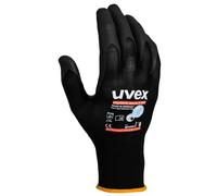 1 Pair - Uvex Black Elastane, Polyamide ESD Safety Anti-Static Gloves, Size 9, L