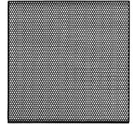 1 Pair Visaton Effect 80 Protective Grid From Perforated 85 X 85 X9 MM Black
