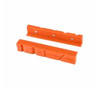 1 Pair Vise Jaw Pads Magnetic Vice Jaw Covers Protectors, Multi-Groove Design Soft Jaws for Bench Vise Jaw Covers for Woodworking Plumbing, 100mm
