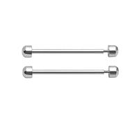 1 Pair Watch Strap Screw Pins Smart Watch Bracelet Clasp Buckle Tube Watch Replacement Accessories Repair Tool (Color : Silver, Size : 18mm)