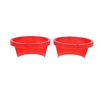 1 Pair Waterproof Car Audio 6.5'' Dia Speaker Spacers Extender Rings Red