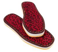 1 Pair Wear Resistant Anti Slip Slipper Soles Oxford Cloth DIY 40# | Polyester Backing, Random Pattern Finish, Family and Use, Winter Making and Home Indoor Projects Random Style