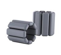 1 Pair Wearable Wrist Ankle Weights Running Dance Cardio Adjustable Yoga Deep Gray
