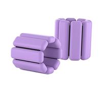 1 Pair Wearable Wrist Ankle Weights Running Dance Cardio Adjustable Yoga Violet