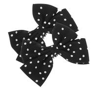 1 Pair Wedding Bridal Shoe Clip Small Shoe Buckle Black Fabric Alloy Rhinestone Bow Clip with Delicate Design Adds Elegance and Fashion Parties