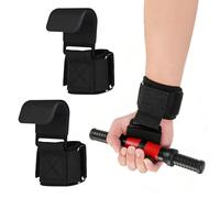 1 Pair Weight Lifting Hooks - Lifting Straps for Heavy Deadlifts and Pull Ups, Pro-Grade Wrist Support with High-Density Padding, Heavy Duty Gym Workout Grips Straps for Strength Training