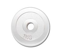 1 Pair Weight Plate,Universal Dumbbell Barbell Weight Lifting Training Plates Disc,for Bodybuilding Home Gym Exercise Equipment Fat Loss/Silver / 2x1kg