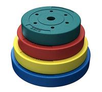 1 Pair Weight Plates,Durable ABS Weight Lifting Training Plates Disc Unisex,for Dumbbell Barbell Home Gym Bodybuilding Fat Loss/red / 2x5kg