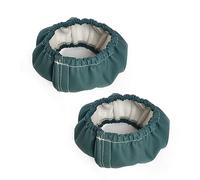 1 Pair Wheelchair Covers for Wheelchair Caster Tyre 8’’， to Protect Wheels Tires Floors Carpets，Prevents Slippage, Wheelchair Wheel Accessories