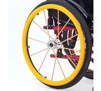 1 Pair Wheelchair Wheel Covers, Improved Grip and Traction, Protective Accessories for Greater Mobility(Yellow,20in)