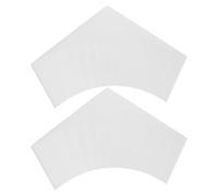 1 Pair White Foam French Style Arch Moulding for Hallway | Rounded curved profile, lightweight stable support, ready to paint, reusable for living room renovation projects