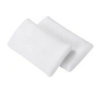 1 Pair White Knit Cuff Pair 9.8cm*9.5cm Spandex Cotton Cuff Tubular Ribbing Fabric Ribbed Cuffs Replacement for Pants,Coats,Sweaters,Shirts