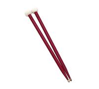 1 Pair Wood Drumsticks With Felt Head Double-end Drum Sticks Practical Drumstick For Kids And Beginners Accessories Felt Head Sticks Double Ended Drumstick