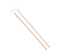 1 Pair Wooden Marimba Sticks Mallets for Xylophone and Percussion, Khaki Colour, Sturdy Wood Material with Fuller Sound and Good Tone, Suitable for Professionals and Students