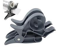 1 Pair Wrapping Paper Cutter, Tape Dispenser - 2 in 1 Gift Wrapping Tool with Built-in Cutter & Tape Holder | Christmas Paper Cutter Rapid Wrapper Gift Wrappings Station Accessories (Grey)