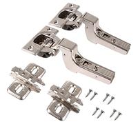 1 Pair x Blum Soft Close Cabinet Hinge Arm Clip 71B3 & Mounting Plate 173L610 (Inset Application)