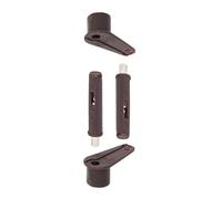 1 Pair x Hafele Pivot Hinge 140° Without Stop for Flush Mounted Door (Brown)