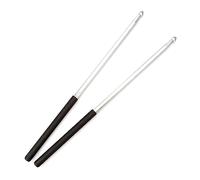 1 Pairs 5a Aluminium Alloy Drum Sticks Simple Metal Drumstick Nonslip Exercise Drumsticks for Adults Kids and