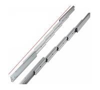 1 Pairs Aluminum Telescopic Slide for Concealed Folding Tables - Drawer Guide Rail Hinge,(Open 1450mm)