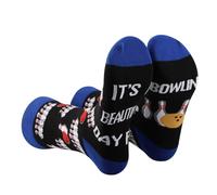 1 Pairs Bowling Socks Bowling Ball Gifts Bowling Gift Ideas Bowling Team Gifts IT'S A BEAUTIFUL DAY FOR BOWLING (Cotton, BOWLING 2uk)