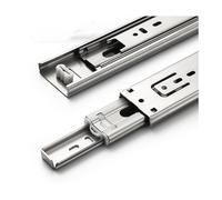 1 Pairs Drawer Runners,Full Extension Drawer Runner,Side Mount Ball Bearing Sliders Replacement,for Furmiture Drawer Depth,30kg Load Capacity(Silver,20cm/7.8inch)