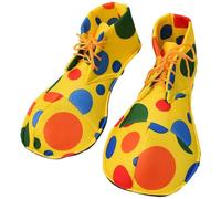 1 Pairs Performance Clown Shoes for Show Halloween Cosplay Costumes Halloween Clown Cosplay Shoes Clown Cosplay Costumes Prom Apparel