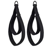 1 Pairs Pilates Double Loop Straps for Reformer, Fitness D-Ring Straps Handle Double Loops Padded,Yoga Exercise Straps Accessories for Home Gym Workout