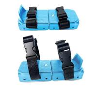 1 Pairs Upgraded Toddler Ice Skates, Kids Adjustable 2-in-1 Double Skates with Hook and Loop Fastener Straps for Winter Toddler Training Shoes Beginner (A)