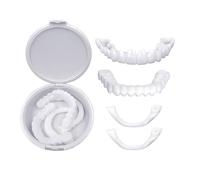 1 Pairs Veneers Teeth Covers Clip in Veneers Teeth Fake Braces Suitable for Temporary Use, Travel, Selfies, Gatherings, Giving You a Confident Smile
