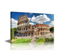 1 Panel Canvas Print Art Famous Ancient Roman Monument, World Landmark Pictures Print on Canvas for Home Office Hotel Wall Decoration, Landscape Artwork Ready to Hang, 24" Wx16 H