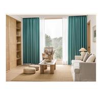 1 Panels 80-90% Light Reduction Drapes, Modern Room-Darkening Curtains Heat-Resistant & Energy-Efficient Window Treatment for Living Room, Bedroom & Bay Window, W×L(Green,213x243cm(84x96in))