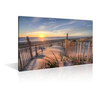 1 Panels Large Canvas Wall Art Print Around Corolla Beach Wall Art for Bedroom Beach Natural Landscape Wall Decor Art Paintings Modern Giclee Artwork for Office Home Decor Ready to Hang 24"Wx36"H