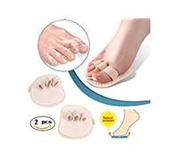 1 Paris Big Toes Bunion Protector Pads, Thumb Claw Straightener Splint, Crooked Overlapping Toes Separator Cushions, Hammer Toe Pain Relief Corrector, for Hallux Valgus Corns Blister Callus (3 Toes)