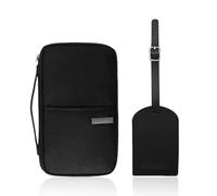 1 Passport Bag, 1 Luggage Card, Id Storage Bag, Portable Storage Bag, and Can Write Boarding Pass and Travel Supplies.