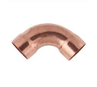 1 PC 1/4" 3/8" 1/2" 5/8" 3/4" 1"Inch 6.35-54mm Straight Elbow Y U P Shaped 3 4 Way Corss Copper End Feed Pipe Fitting Air Conditioner(Long R,22mm)