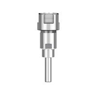 1 Pc 1/4" 8mm 12mm 1/2" Shank 6mm Shank Router Bit Extension Rod Collet Engraving Machine Extension Milling Cutter for Wood,8mm to 12.7mm