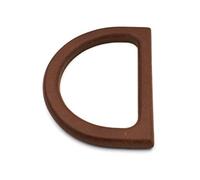 1 PC 12*8.5cm Brown Wooden Handle Bag Handbag Purse Replacement Attractive