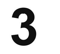 1 PC 15/20/30cm Stainless Steel Floating House Numbers Install Address Sign Doorplate Plaque Number For Outdoor Home Street(No.3,25cm)