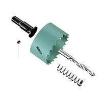 1 Pc 16-200mm Bi-metal Wood Hole Saw Drill Bit HSS Steel New M42 Core Hole Saw for Downlight Plasterboard Opening(155mm)