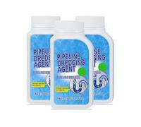 1 Pc/2 Pc/3 Pc Pipeline Dredging Agent, 350ml Powerful Quick Cleaning Pipe Cleaner, Multi-Purpose Pipeline Dredging Agent Powder Drain Clog Remover, for Kitchen Bathroom & Toilet (3pcs)