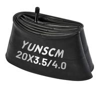 1-PC 20x4 Fat Bike Tubes 20 X 4.0 Schrader Valve 20x4.0 Fat Bicycle Tubes Compatible with 20" X 3.5/4.0" E-Bike Bcycle Fat Tire Tubes（G-262）