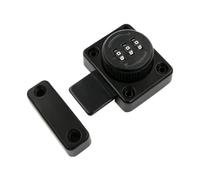 1 PC 3 Digit Combination Password Door Lock Zinc Alloy Cam Code Lock(Black)