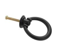 1 Pc 35/40mm Vintage Furniture Cabinet Pulls Knobs Zinc Alloy Drawer Pull Ring Bronze/Black Kitchen Cupboard Closet Door Handles(C 40MM)