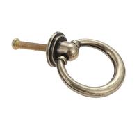 1 Pc 35/40mm Vintage Furniture Cabinet Pulls Knobs Zinc Alloy Drawer Pull Ring Bronze/Black Kitchen Cupboard Closet Door Handles(A 35MM)