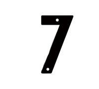 1 PC 3inch Letter Number Wall Decoration Metal Signs Door Gate Letters Numbers(7)