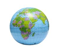 SHATCHI Inflatable World Globe Earth Map Geography Teacher Aid Ball Toy Gift 40 cm,Blue