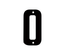 1 PC 4inch Letter Number Wall Decoration Metal Signs Door Gate Letters Numbers(O)