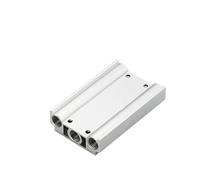 1 PC 4V210-08 200M 8/9/10/11/12/13/14/15/16/17/18/19/20 bit Silver Aluminum 2 Row Assembly Pneumatic Solenoid Valve Base(200M-8bit)