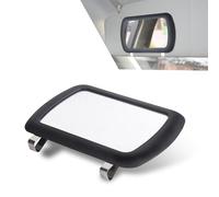 1 PC 6.5x4.3" Clip-On Car Visor Mirror - HD Makeup Mirror, Universal Fit for Cars/SUVs/Trucks - Transparent Frame