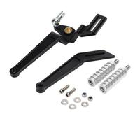 1 PC Adjustable Motorcycle Gear Shift Lever Shifter Pedal Compatible with 1200cc Bobber Style Bikes 2017 and Later Models Fits Various Foot Peg Accessories(Silver)